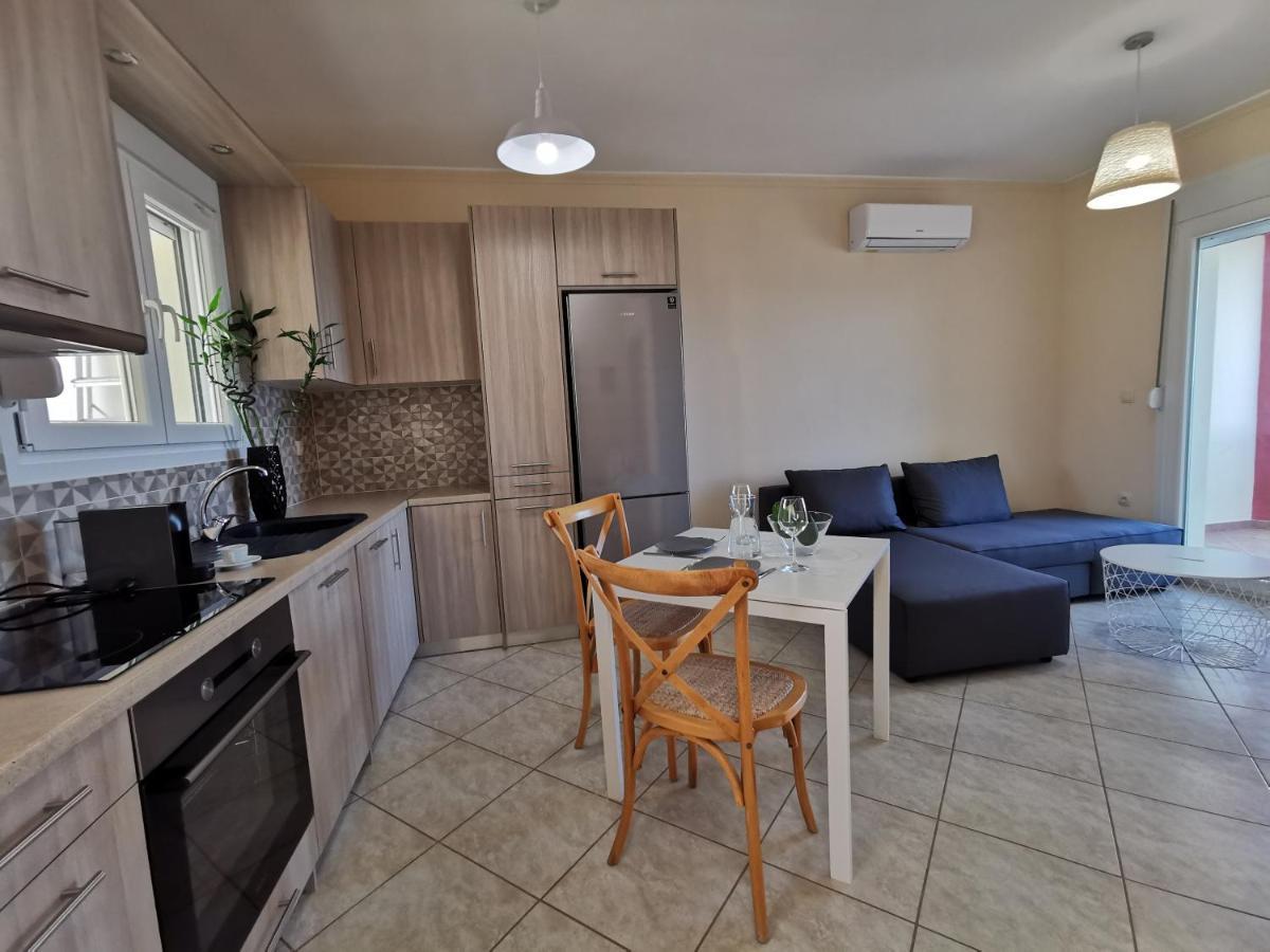 Marine Apartments Venetiko Paralia Agias Foteinis Экстерьер фото